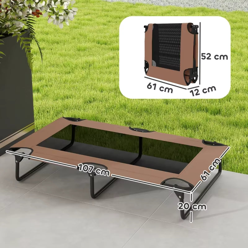 démentions de lit pour chien surélevé xxl pliable