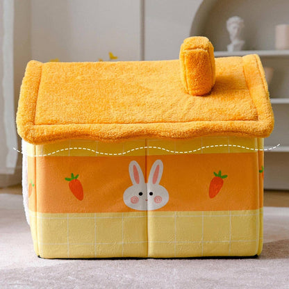 dessin lapin et carotte de niche chien en peluche
