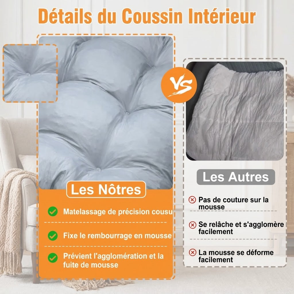 détails de coussin de canape pour chien xxl