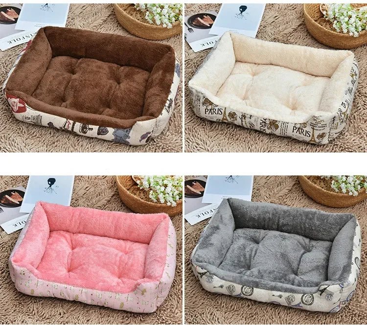 différents panier canape chien en peluche