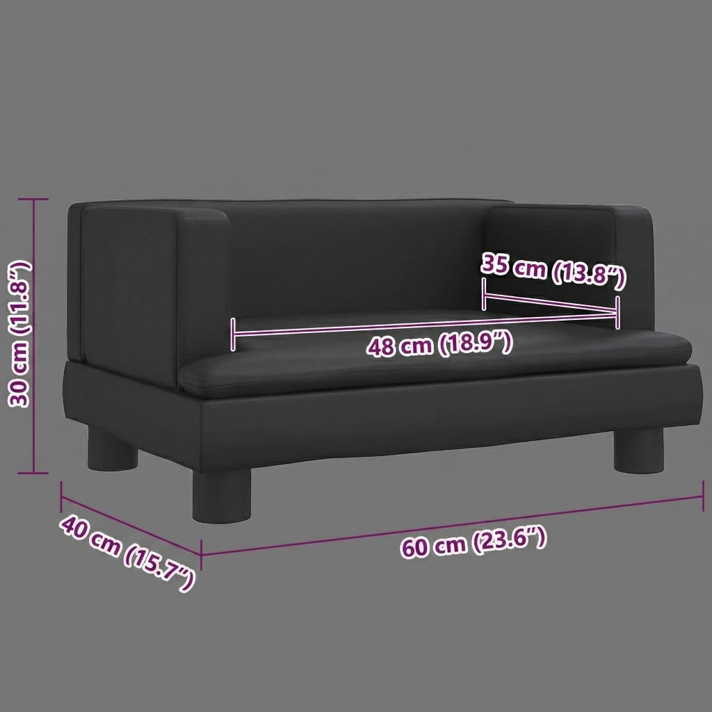 dimensions de canape pour petit chien en similicuir