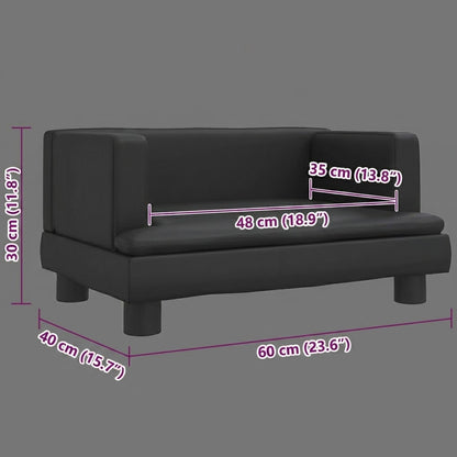 dimensions de canape pour petit chien en similicuir
