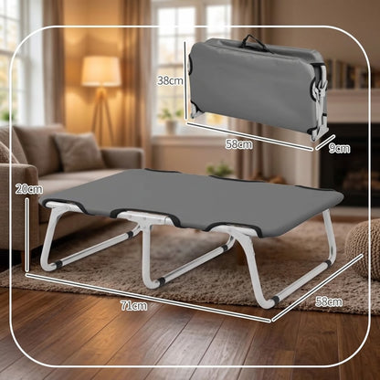 dimensions de lit pliant chien en acier 