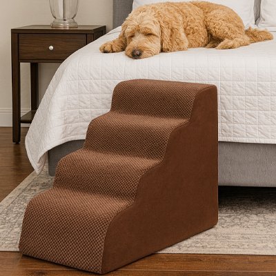 Escalier mousse pour chien amovible 
