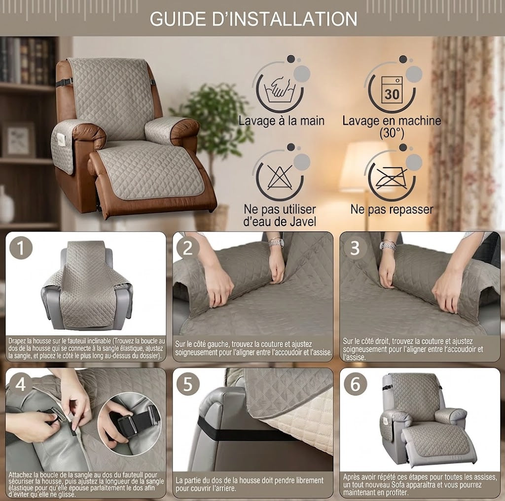 explication ce protection canape chien imperméable