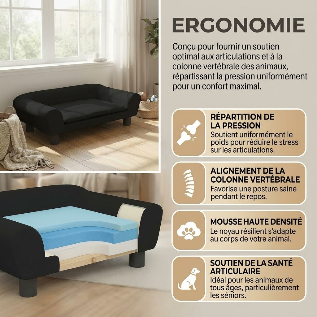 explications de canape luxe pour chien