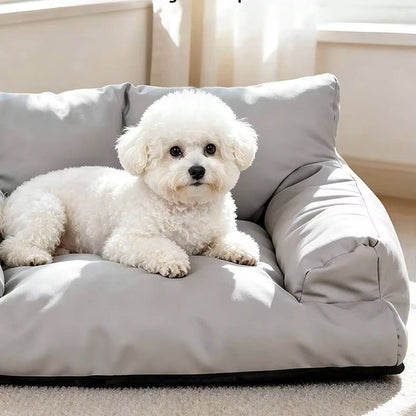 fauteuil pour chien avec dossier surélevé
