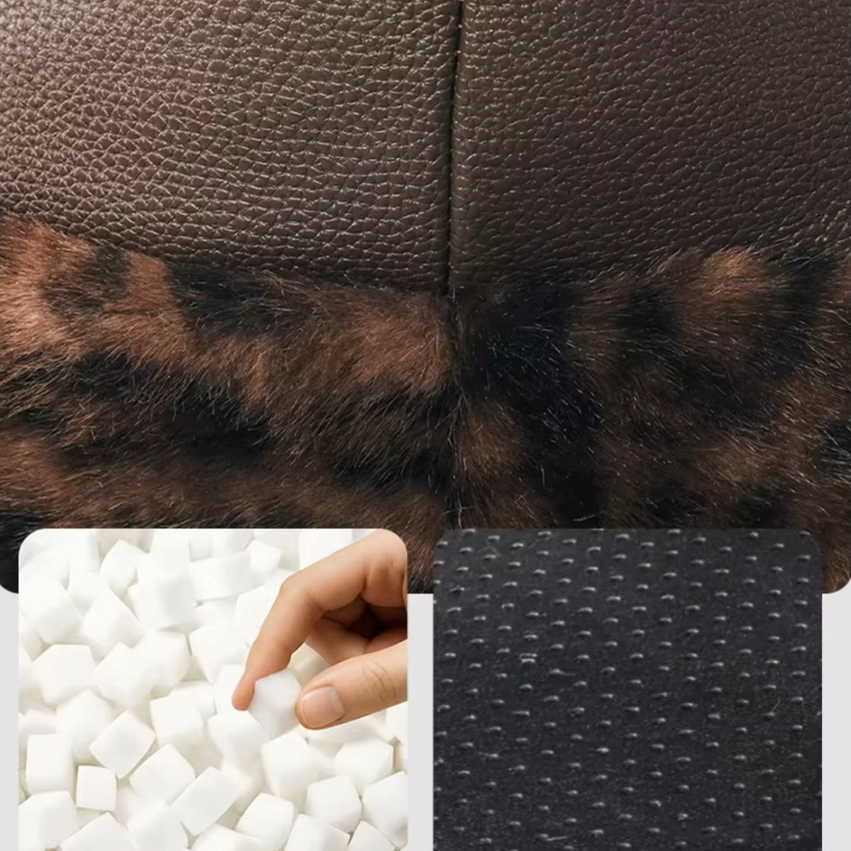 fauteuils pour chiens léopard avec antidérapant