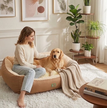 Canapé pour chien XXL | Déhoussable & Orthopédique
