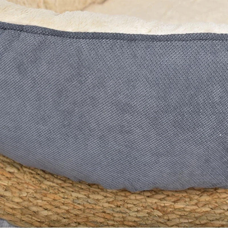 hauteur panier chien confort douillet rebord gri