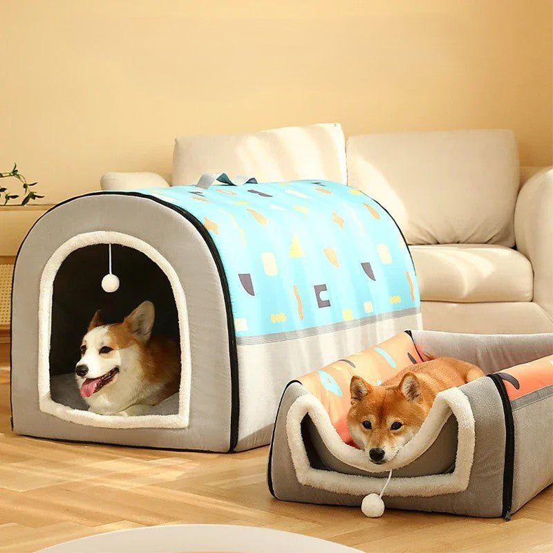 igloo pour chien xxl double couchages