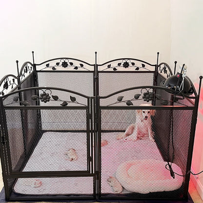 jolie parc pour chien noire gréage 