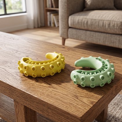 Jouet indestructible pour Chien forme C