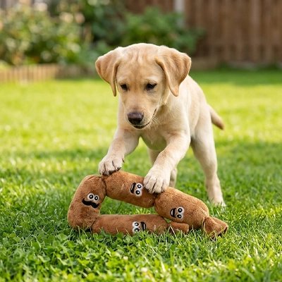 Jouet pour chien​s en forme  saucisse 