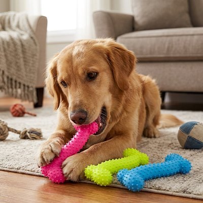 Jouets pour Chien avec design ergonomique 