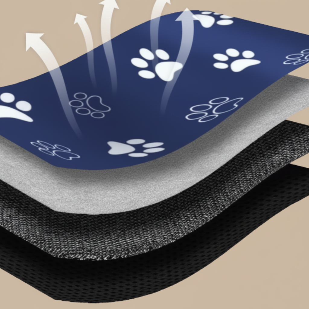 la structure de tapis rafraichissant pour chien xxl