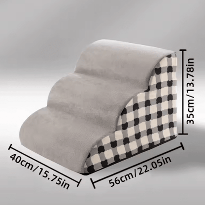 les dimensions d'escalier en mousse pour chien