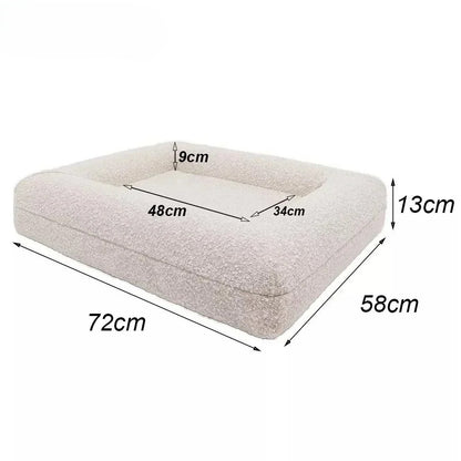 les mesure de panier  chien luxe  a memoire de forme