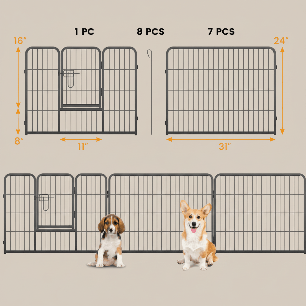 les panneaux de parc pour chiens