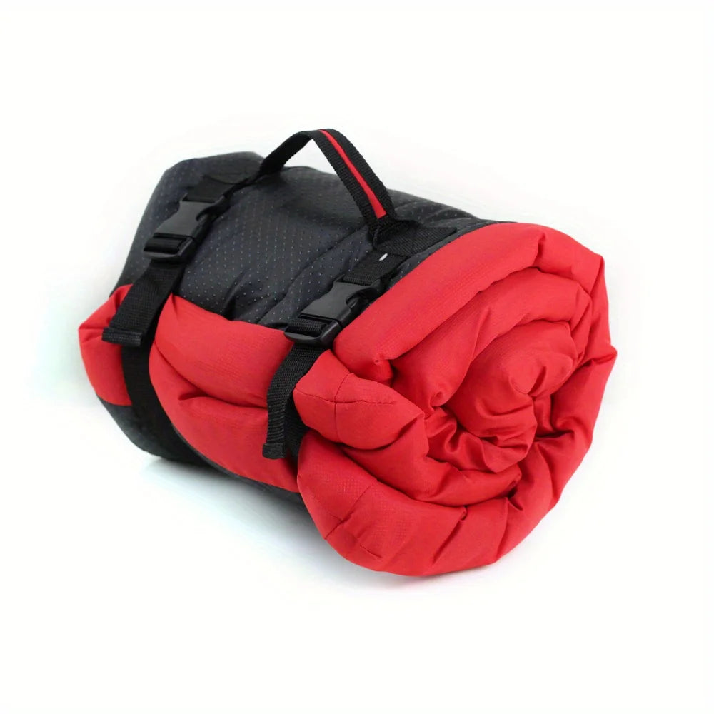 lit de camp pour chiens  rouge