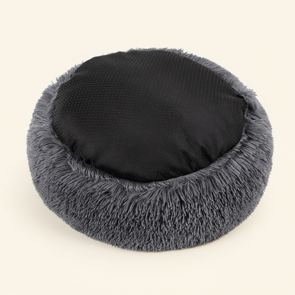 lit pour chien en peluche antidérapant 