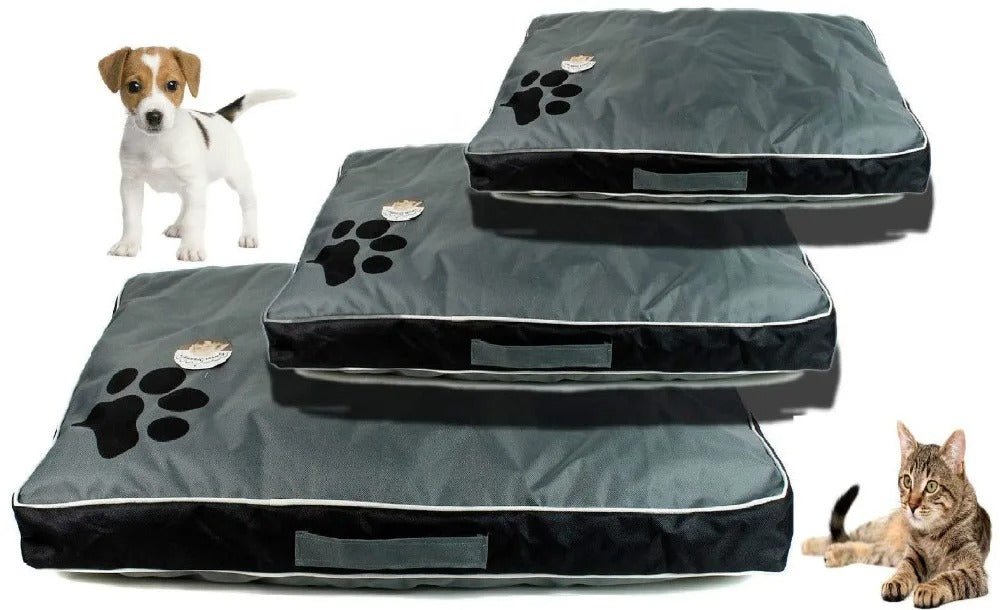 lit pour chien antiderapant impermeable pour chien noir
