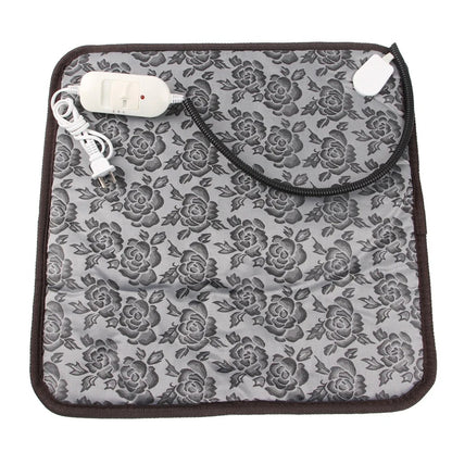 lit pour chien chauffant éclectique motif rose