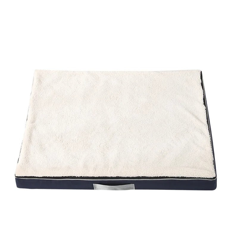lit pour chien  confort impermeable blanc