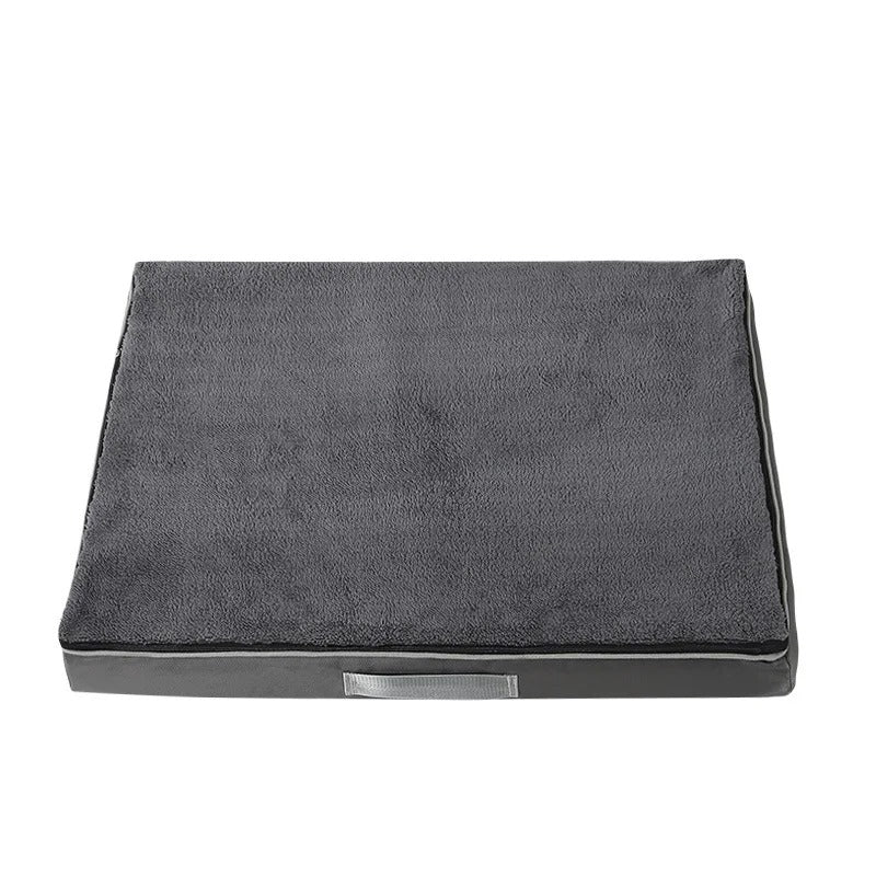 lit pour chien confort  impermeable gris