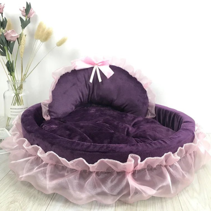 lit pour chien en velours coutelet doux et moelleux