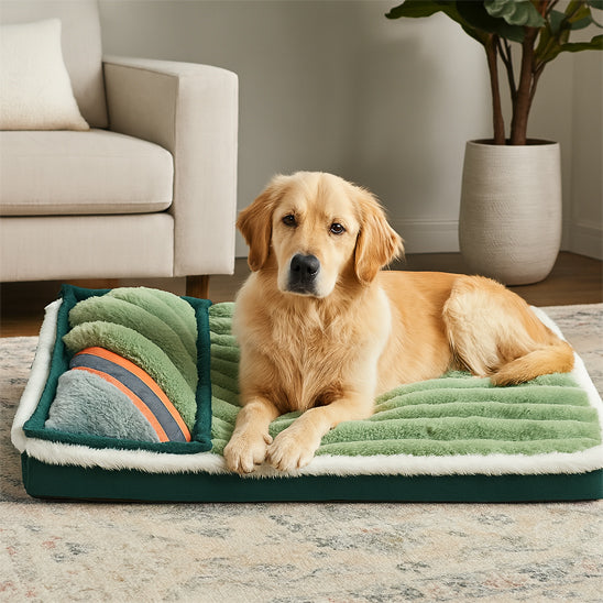 it pour chien moelleux orthopédique avec coussin