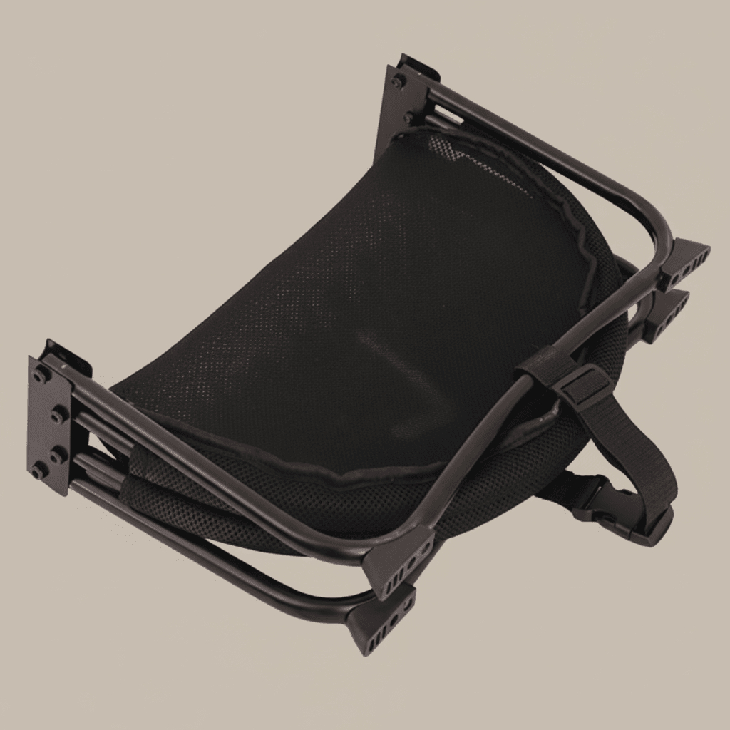 lit pour chien surélevé en fer et pliable
