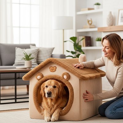 maison pour chien lavage a la main 