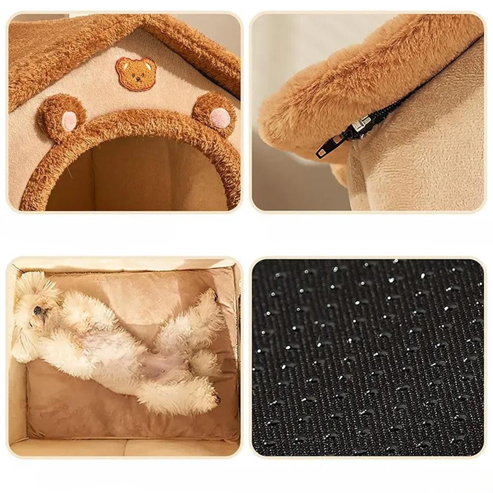 maison pour chien amovible antiderapant