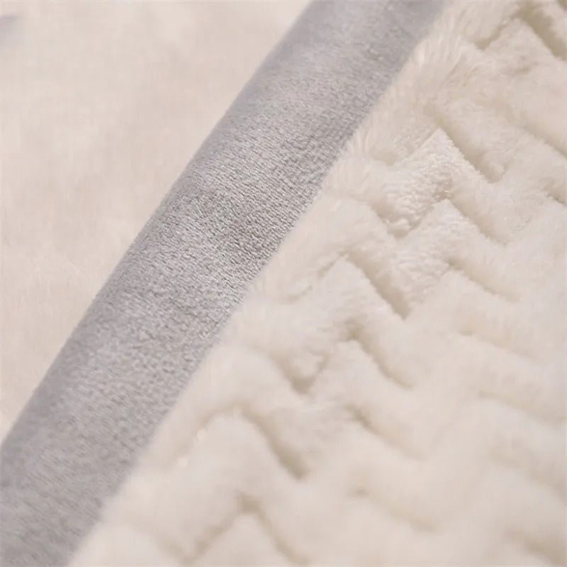 matiere panier chien ergonomique blanc
