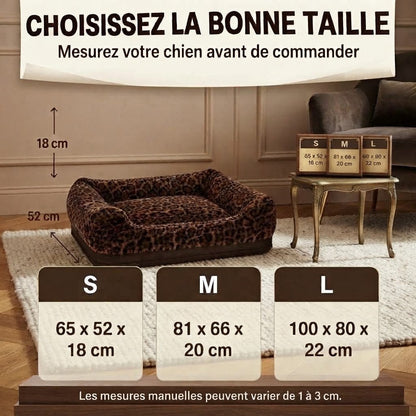 mesure de fauteuils pour chiens lavable
