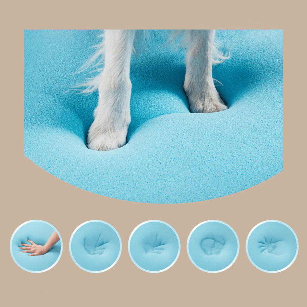 mousse a mémoire de forme de canapé orthopédique chien