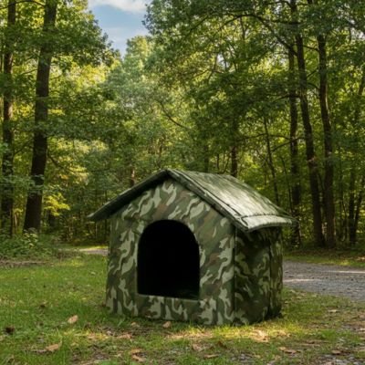 niche pour Chien extérieur dans la foré 