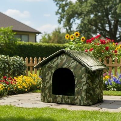 Niche pour Chien extérieur dans le jardin 