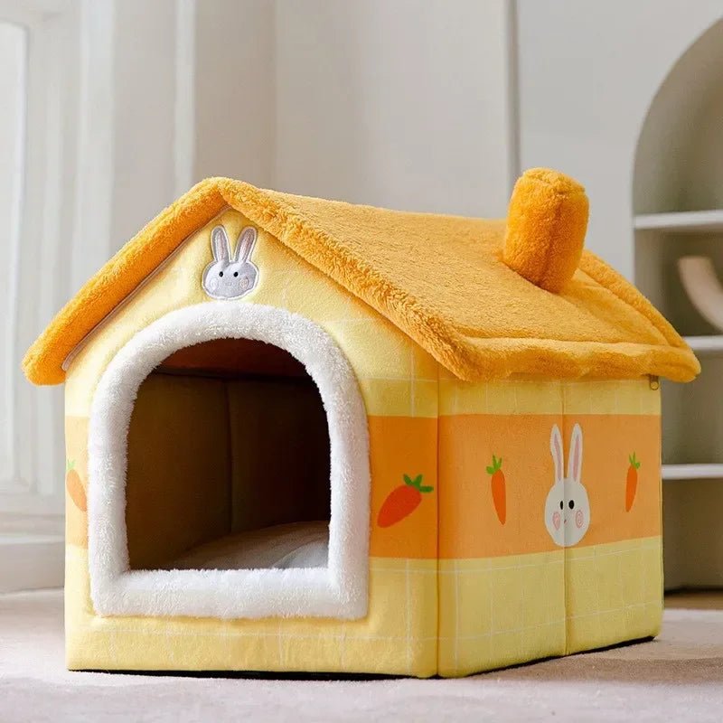 niche chien avec coussin en mousse mémoire de forme 