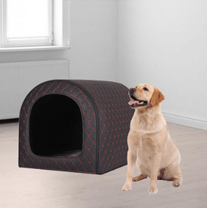 niche chien moderne dans la chambre accoté de toutou