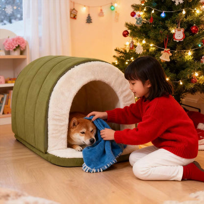 niche igloo pour chien confort suprême