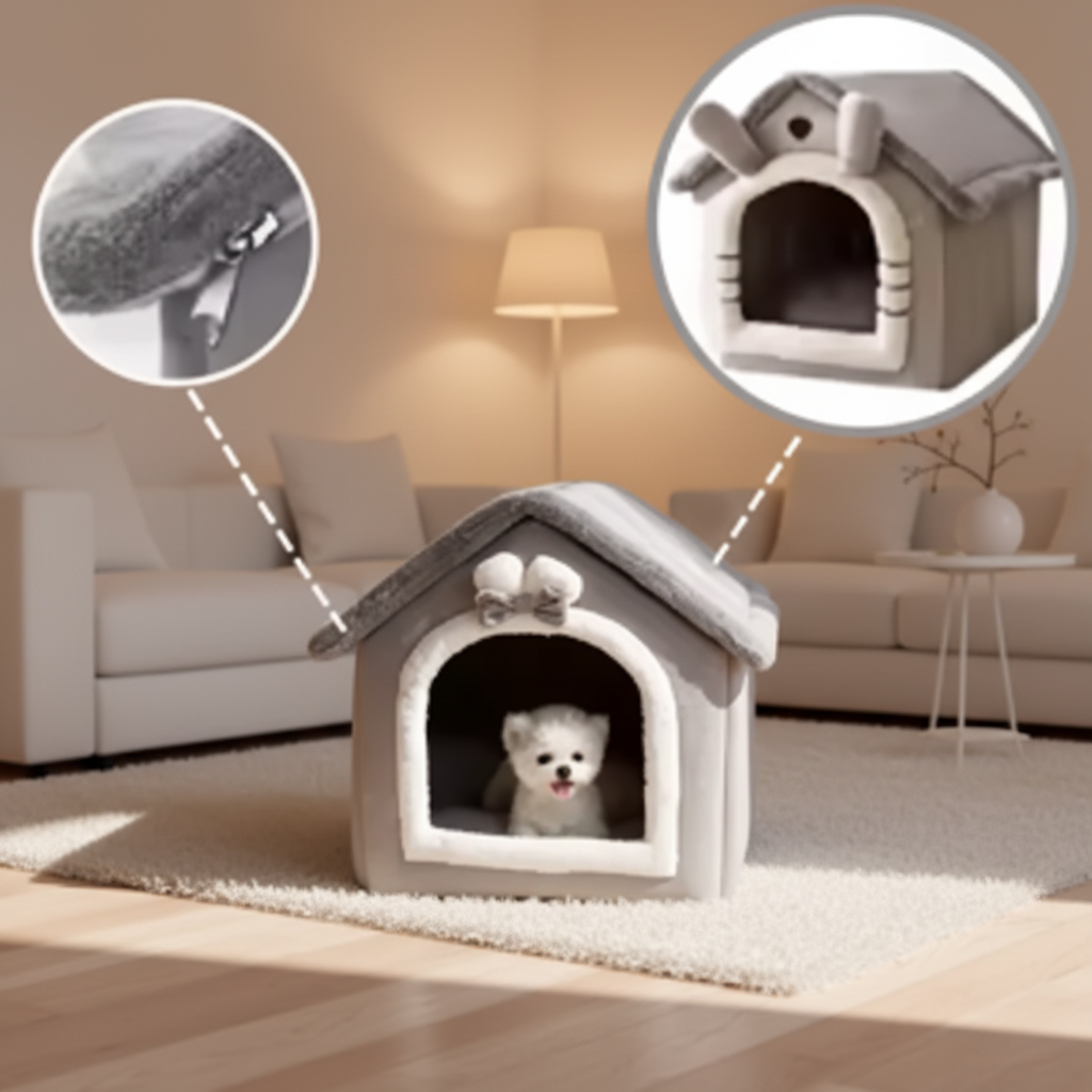 niche intérieur petit chien déhoussable