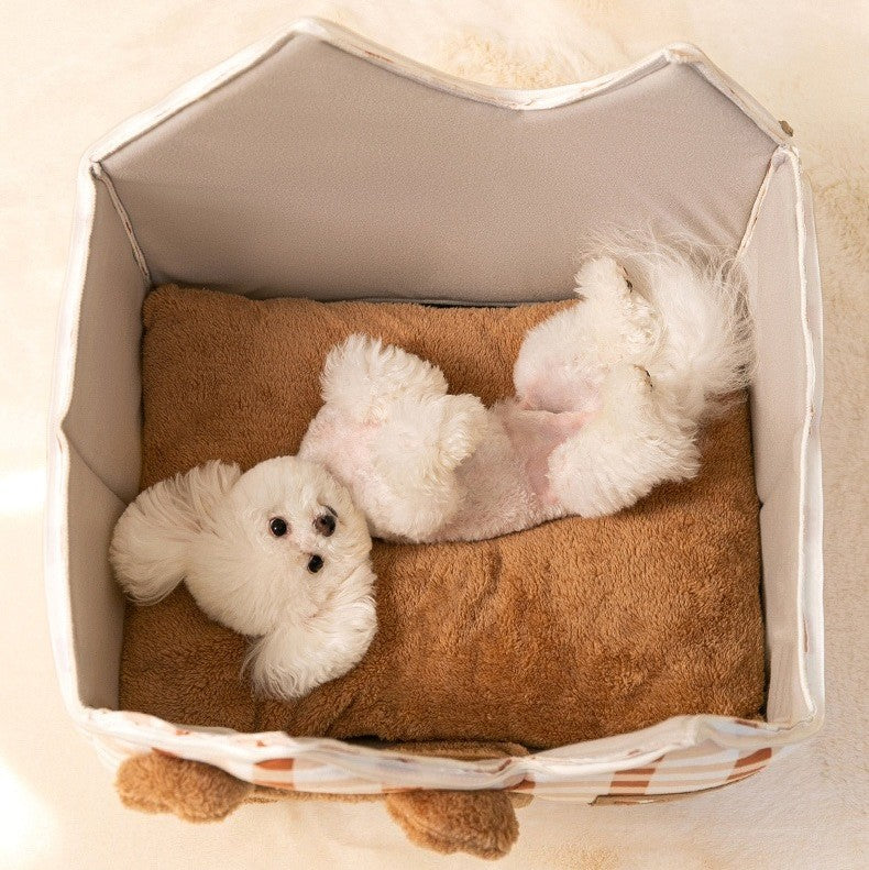 niche pour chien toit démontable