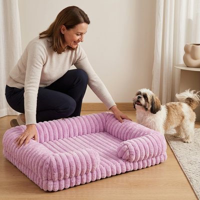Panier Chien avec des rebord surélève 