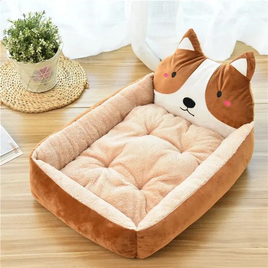 panier  chien en forme tête de chat