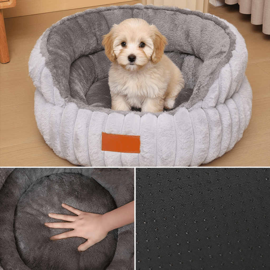 panier chien orthopédique antidérapant doux