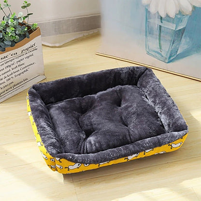 panier  chien confort moelleux aune