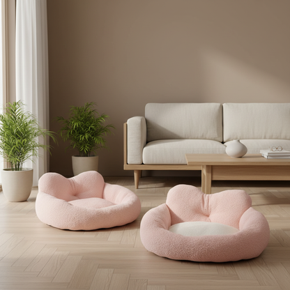 Panier chien - confort suprême peluche ultra-douce
