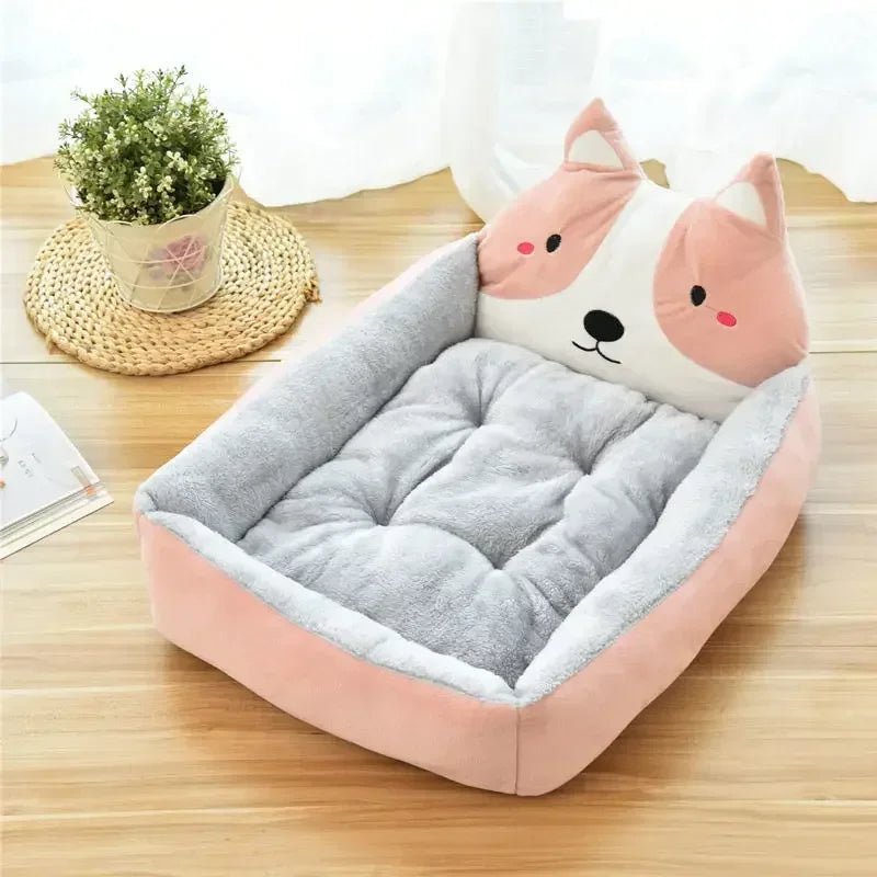 panier chien rose